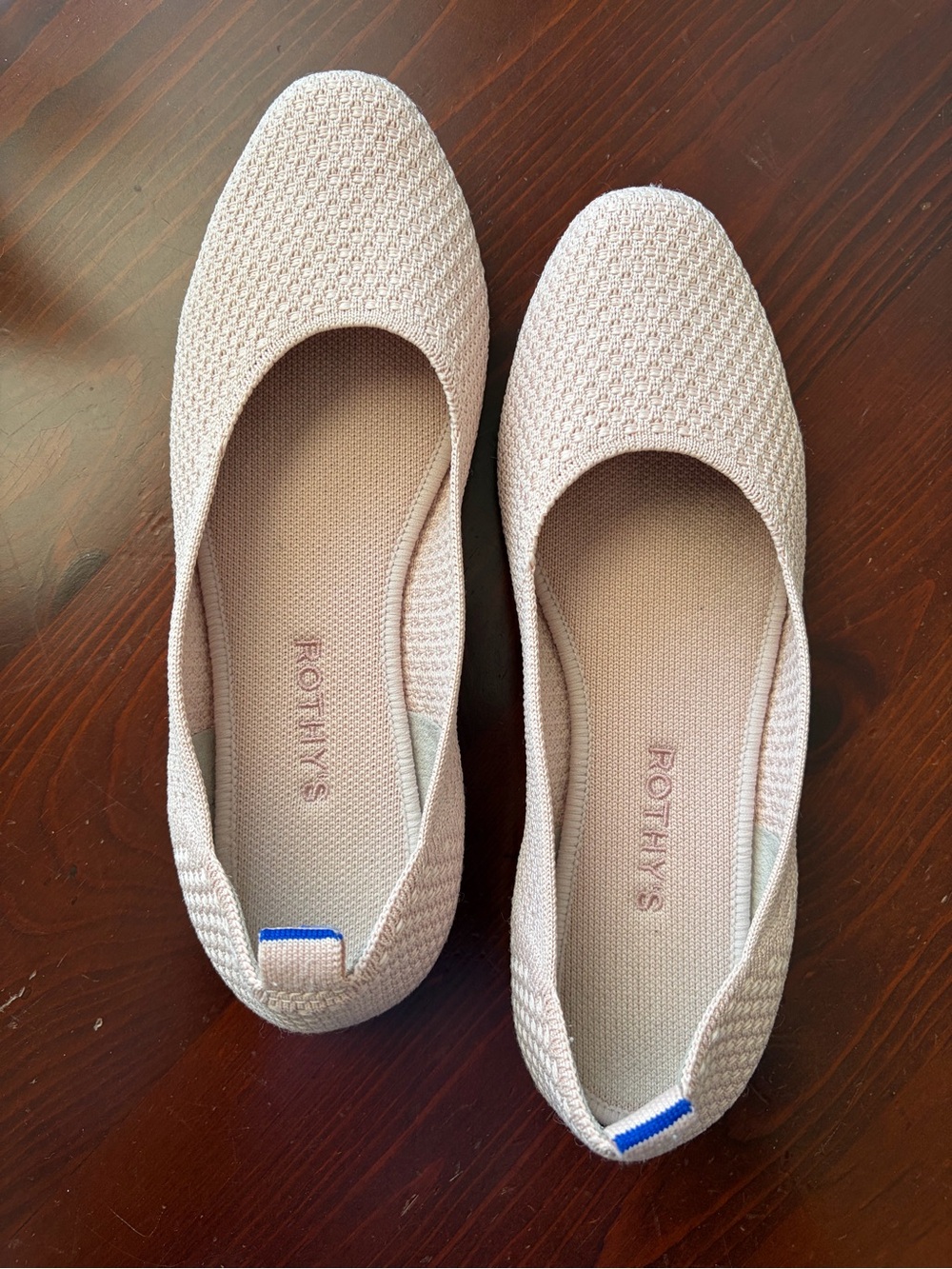 Rothy's The Square Flat Ballerina Pink 9